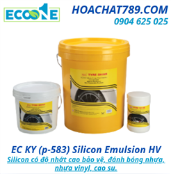 EC KY (p-583) Silicon Emulsion HV Silicon có độ nhớt cao bảo vệ, đánh bóng nhựa, nhựa vinyl, cao su,